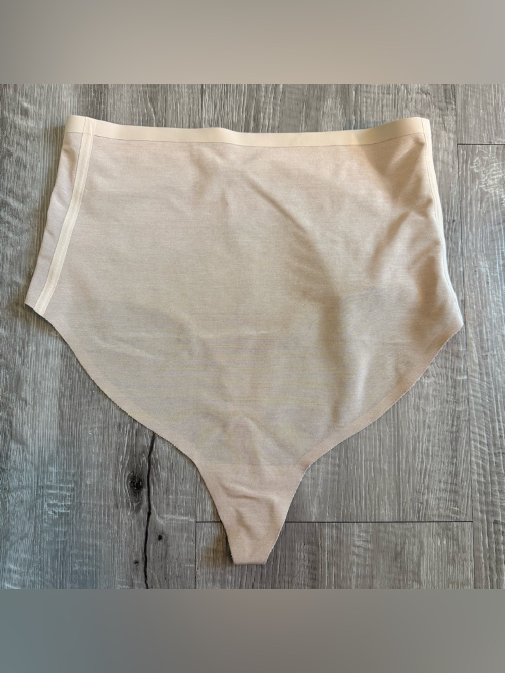 SKIMS Intimate Sheer Sculpt High Waisted Thong Sz 2XL NWOT Nude